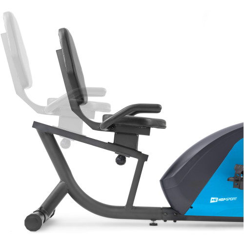Велотренажер  Hop-Sport HS-035L Solo Blue - фото №4